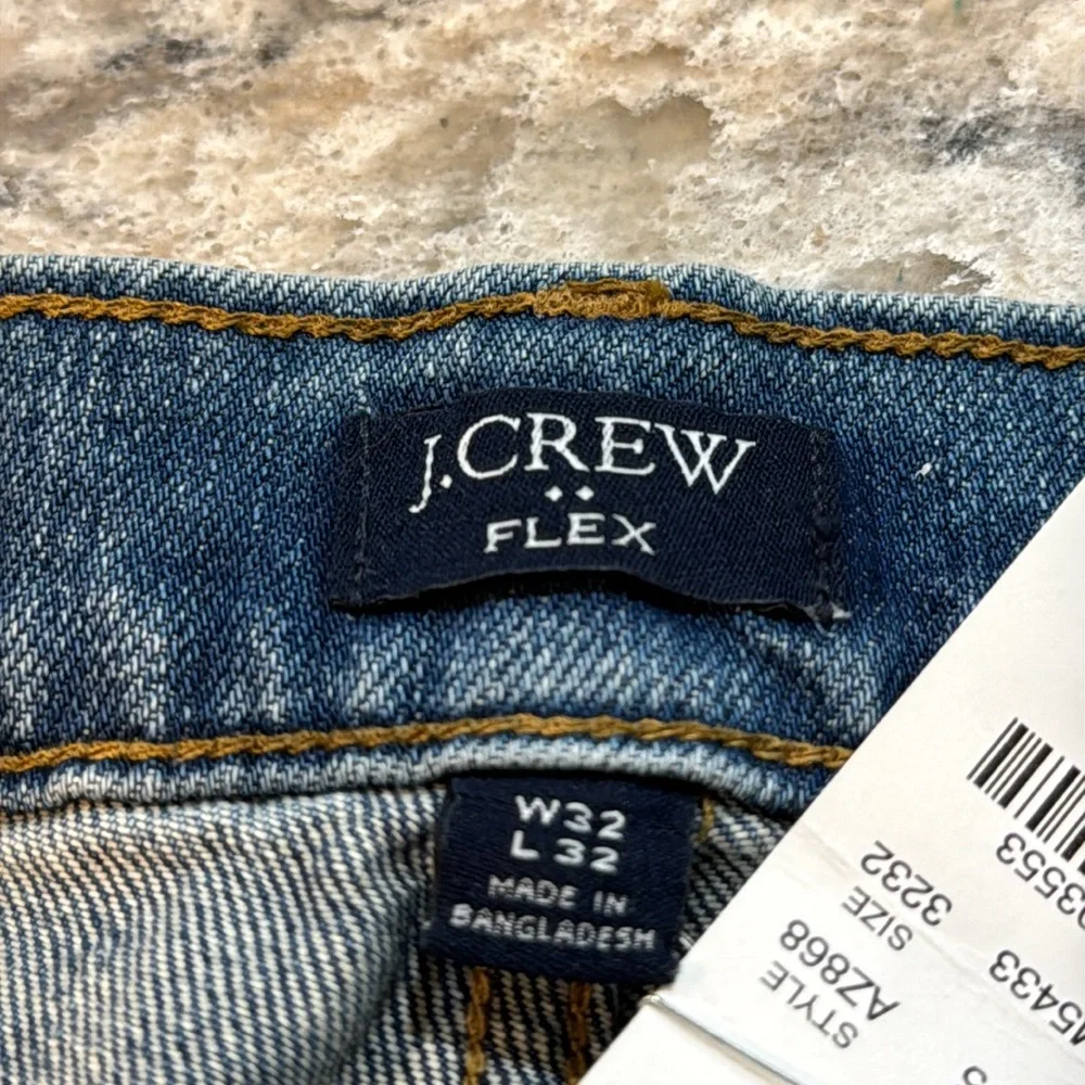 NWT J.Crew Flex Slim Fit Stretch Jeans Medium Wash Men’s 32x32 $128